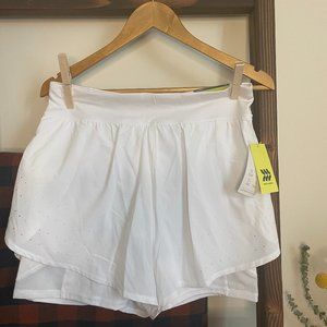 NWT White Running Shorts